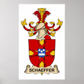 Schaeffer Family Crest Poster (Voorkant)