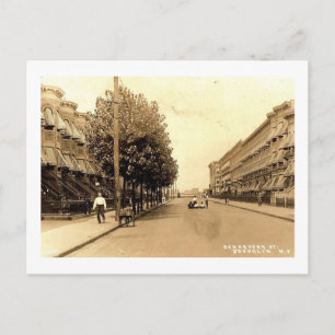 Schaeffer St., Brooklyn, New York Vintage Briefkaart