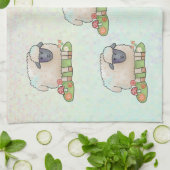 Schaf auf der Weide Theedoek (Gevouwen)