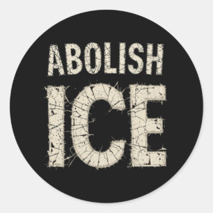 Schaf ICE Bold Protest af - immigratierechten Ronde Sticker