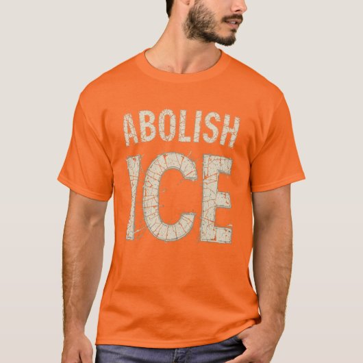 Schaf ICE Bold Protest af - immigratierechten T-shirt (Voorkant)