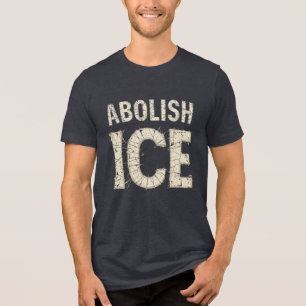 Schaf ICE Bold Protest af - immigratierechten Tri-Blend Shirt