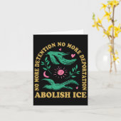 Schaf ijsretro-protest af en verzet zich tegen imm kaart (Gele Bloem)