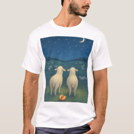 Schafe bei Nacht T-shirt