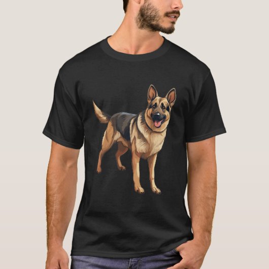 Schäferhund - German Shepherd T-shirt (Voorkant)