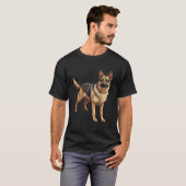 Schäferhund - German Shepherd T-shirt (Voorkant volledig)