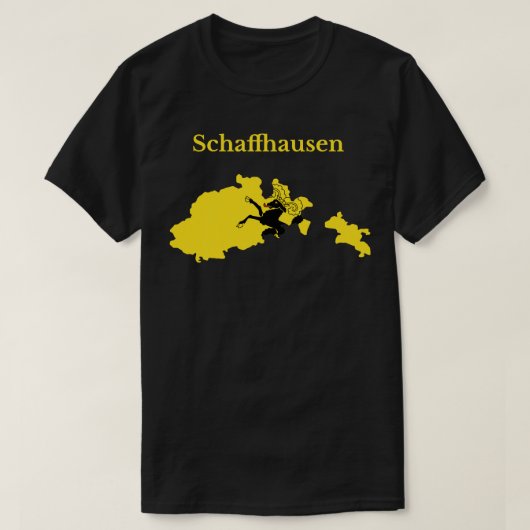Schaffhausen Kanton Design Zwitserland T-shirt (Design voorkant)