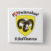 Schaffhausen Schweiz Button (Voorkant)