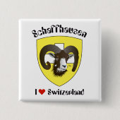 Schaffhausen Schweiz Button (Voorkant)