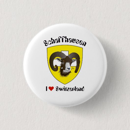 Schaffhausen Schweiz Button (Voorkant)