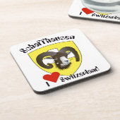 Schaffhausen Schweiz Kork-Untersetzer Bier Onderzetter (Linkerzijde)