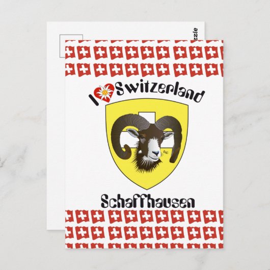 Schaffhausen Schweiz Postkarte Briefkaart (Voorkant / Achterkant)