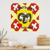 Schaffhausen - Schweiz - Suisse - Poster Svizzera (Keuken)