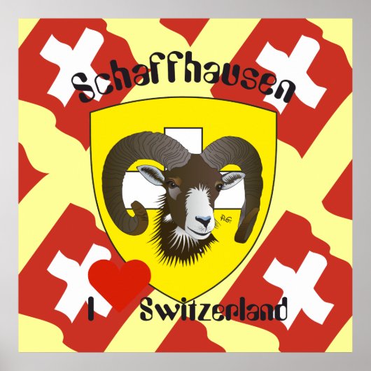 Schaffhausen - Schweiz - Suisse - Poster Svizzera (Voorkant)