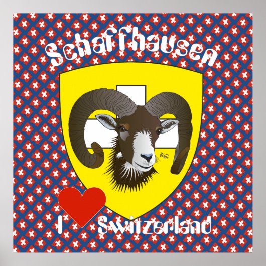 Schaffhausen - Schweiz - Suisse - Poster Svizzera (Voorkant)