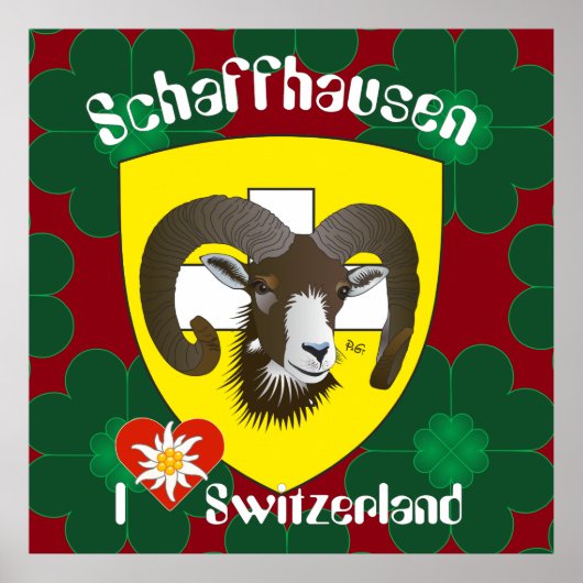 Schaffhausen - Schweiz - Suisse - Poster Svizzera (Voorkant)