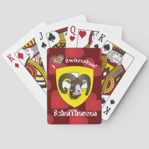 Schaffhausen - Schweiz - Suisse - Spielkarten Pokerkaarten