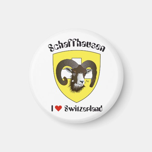 Schaffhausen Schweiz Suisse Svizwitserland Magnet (Voorkant)