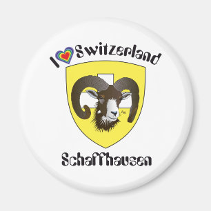 Schaffhausen Schweiz Suisse Svizwitserland Magnet