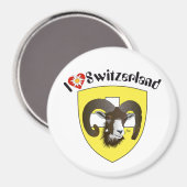 Schaffhausen Schweiz Suisse Svizwitserland Magnet (Voorkant / Achterkant)