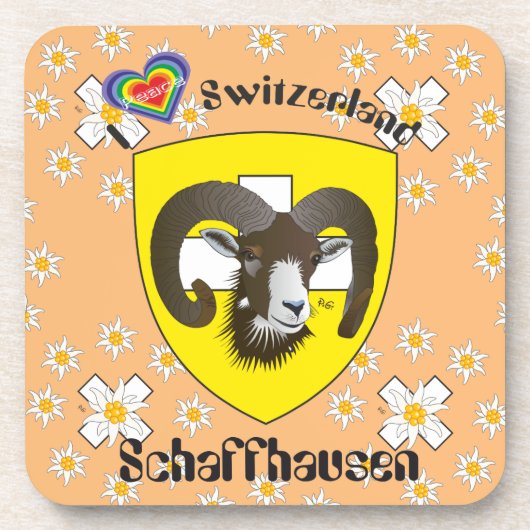 Schaffhausen - Schweiz - Suisse - Svizzera Bier Onderzetter (Voorkant)