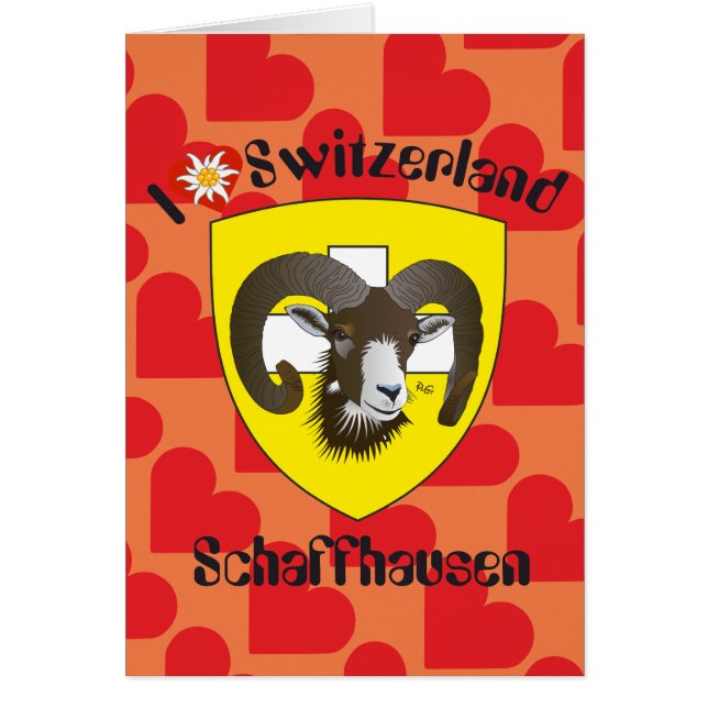 Schaffhausen Schweiz Suisse Svizzera Grusskarte (Voorkant)