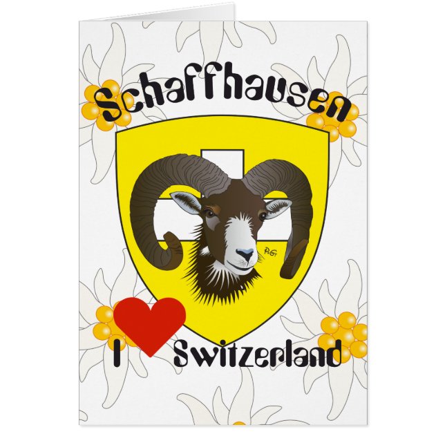 Schaffhausen Schweiz Suisse Svizzera Grusskarte (Voorkant)