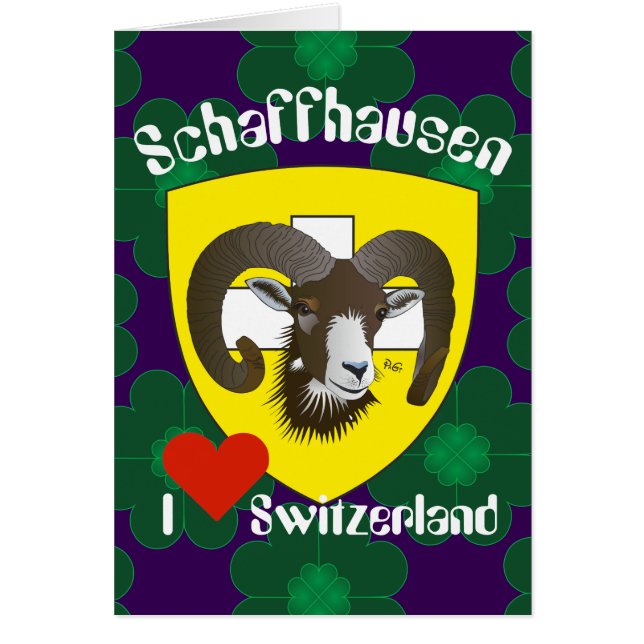 Schaffhausen Schweiz Suisse Svizzera Grusskarte (Voorkant)