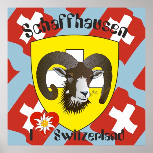 Schaffhausen - Schweiz - Suisse - Svizzera Poster (Voorkant)