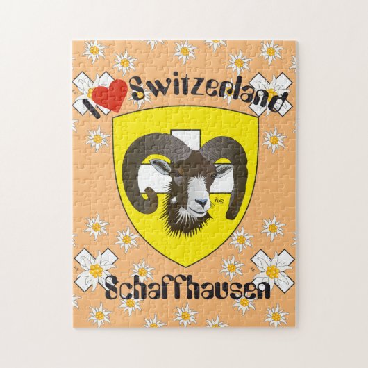 Schaffhausen Schweiz Suisse Svizzera Puzzles Legpuzzel (Verticaal)