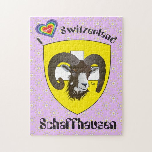 Schaffhausen Schweiz Suisse Svizzera Puzzles Legpuzzel (Verticaal)