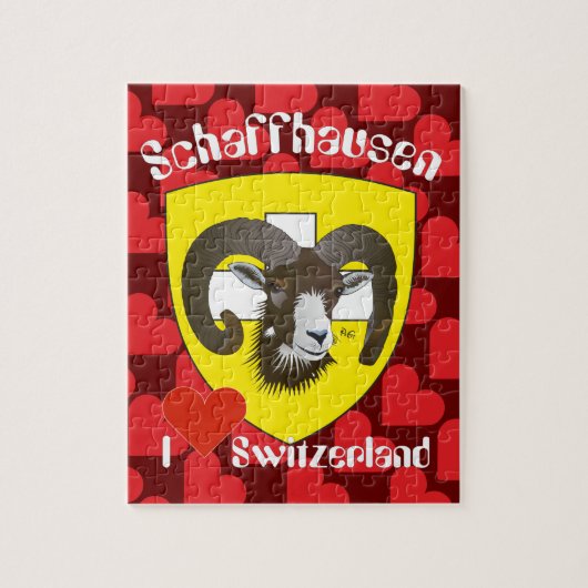 Schaffhausen Schweiz Suisse Svizzera Puzzles Legpuzzel (Verticaal)