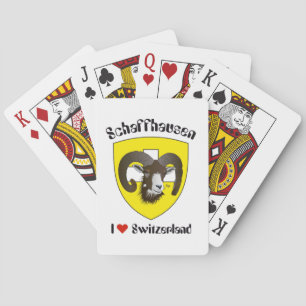 Schaffhausen Schweiz Suisse Svizzera Spielkarten Speelkaarten