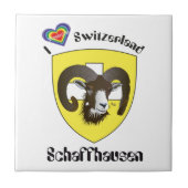 Schaffhausen Schweiz Suisse Svizzera Svizra Fliese Tegeltje (Voorkant)