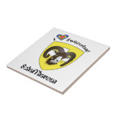 Schaffhausen Schweiz Suisse Svizzera Svizra Fliese Tegeltje (Zijkant)