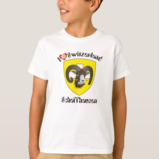 Schaffhausen Schweiz Suisse Svizzera T-Shirt (Voorkant)