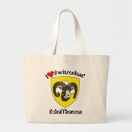 Schaffhausen Schweiz Suisse Svizzera Tasche Grote Tote Bag (Voorkant)