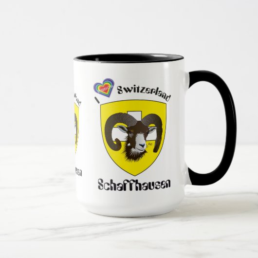 Schaffhausen Schweiz Suisse Svizzera Tasse Mok (Rechts)