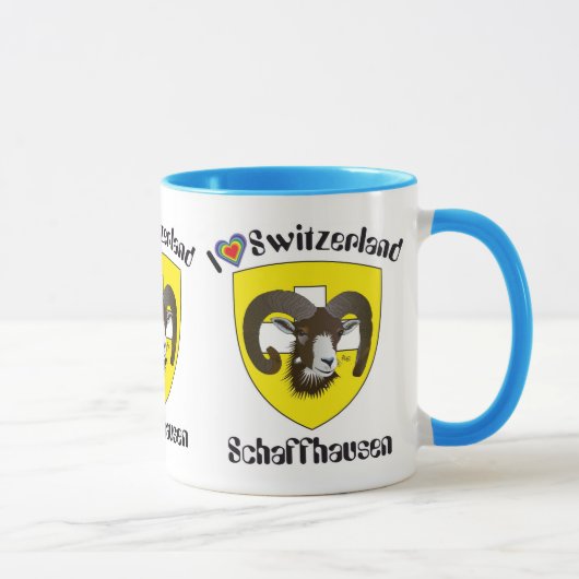 Schaffhausen Schweiz Suisse Svizzera Tasse Mok (Rechts)