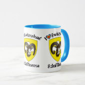Schaffhausen Schweiz Suisse Svizzera Tasse Mok (Voorkant rechts)