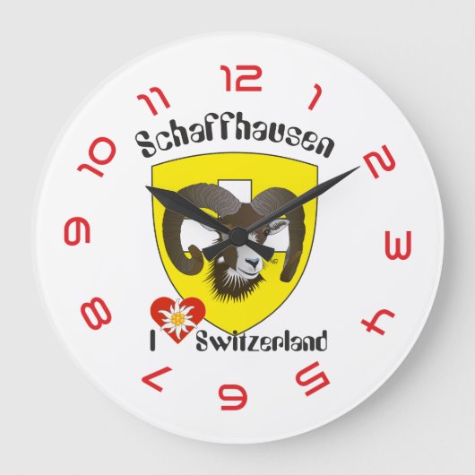 Schaffhausen - Schweiz - Suisse - Svizzera Uhr Grote Klok (Voorkant)