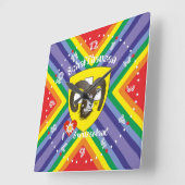 Schaffhausen - Schweiz - Suisse - Svizzera Uhr Vierkante Klok (Hoek)