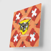 Schaffhausen - Schweiz - Suisse - Svizzera Uhr Vierkante Klok (Hoek)