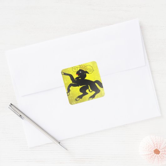 Schaffhausen Vierkante Sticker (Envelop)