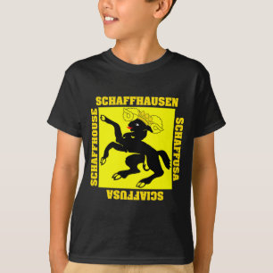 Schaffhausen Zwitserland Kanton Flag T-shirt