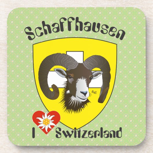 Schaffhausen - Zwitserland - Suisse - Svizzera Onderzetter (Voorkant)