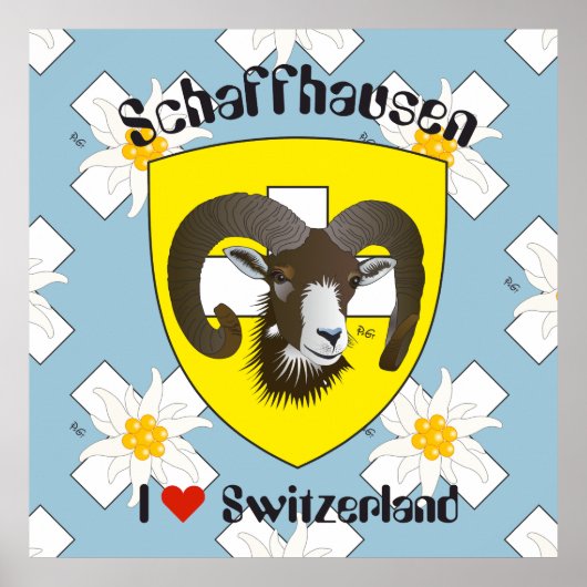Schaffhausen - Zwitserland - Suisse - Svizzera Pos Poster (Voorkant)