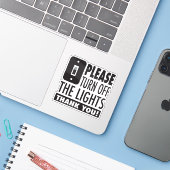 Schakel de sticker van de lichtvorm uit (Laptop met iPhone)