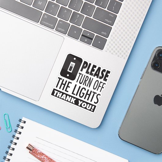 Schakel de sticker van de lichtvorm uit (Laptop met iPhone)