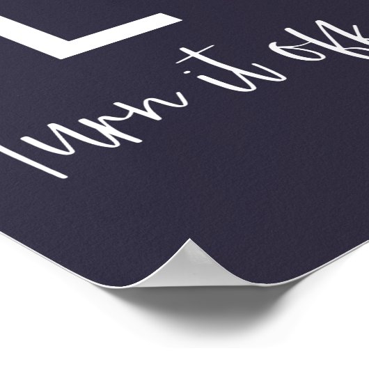 Schakel de verborgen schakelaar van het kwaad lief poster (Hoek)